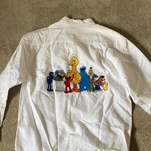 Sesame Street button down top